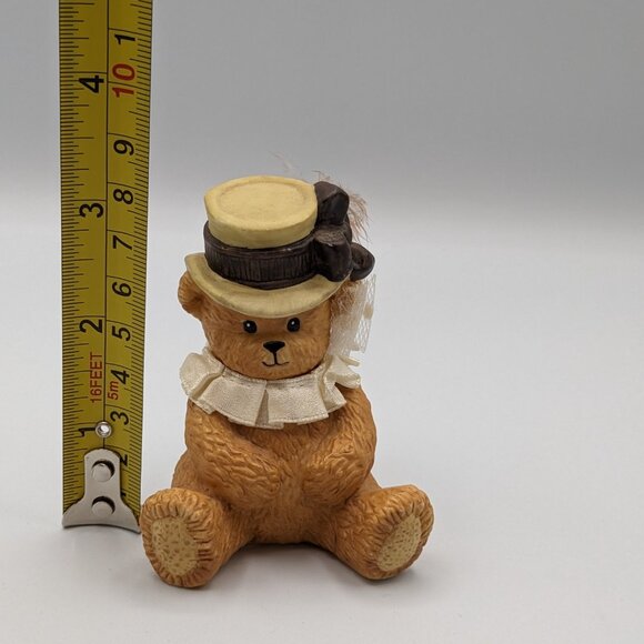 Vintage Chapeau Noelle by Lucy Rigg Debra Bear with Mini Top Hat Limited Edition - Picture 6 of 10
